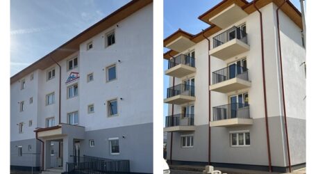 FOTO. Se finalizează lucrările la blocul ANL din Jibou – 16 apartamente disponibile pentru tinerii din oraș