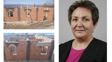FOTO. Se lucrează intens la capela din satul Cliț