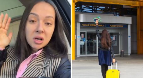 Sălăjeanca Vlăduța Lupău, REVOLTATĂ pe Aeroportul Cluj: „important e să mergem la țigară”