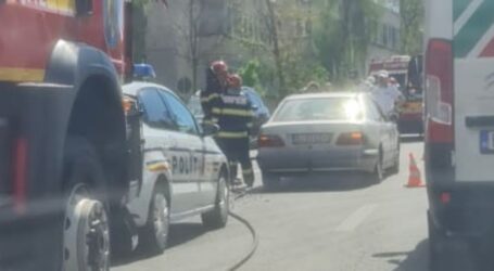 FOTO. Accident în centrul Zalăului