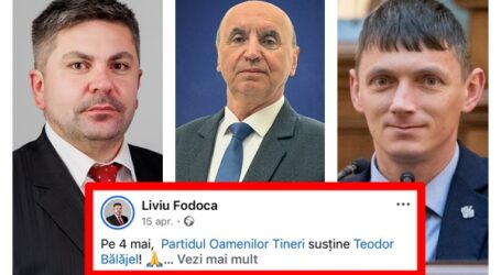 Teodor Bălăjel, susținut de Partidul Oamenilor Tineri Sălaj