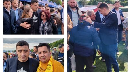 VIDEO. George Simion, baie de mulțime la Măsurișul Oilor de la Pria