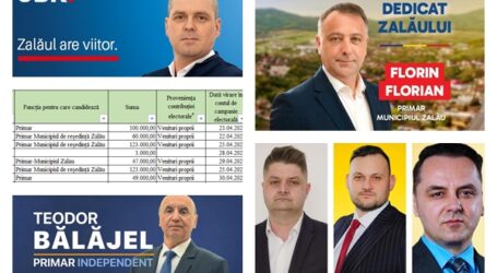 Cât ne-au costat alegerile din Zalău – AEP a publicat lista totală de cheltuieli a celor 8 candidați. Un independent a avut mai mult decât PSD și USR adunat