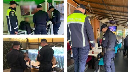 FOTO. Elevii din Sălaj, prinși de polițiști prin baruri și cafenele