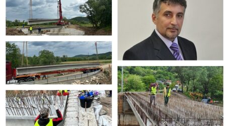 VIDEO. Desfășurare impresionantă de forțe în comuna Creaca – se construiesc poduri noi în Lupoaia, Brusturi și Borza