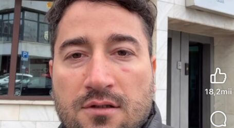 VIDEO. Deputatul Lucian Mușat, primul alegător din Zalău – a stat la rând în fața secției dimineață la ora 6:50