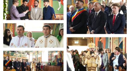 FOTO. Sărbătoare mare în Parohia Ortodoxă Surduc – Episcopul Benedict a slujit în biserica păstorită de preotul Alin Butaș
