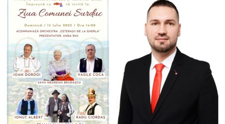 Sărbătoare mare la Surduc – Primăria organizează Ziua Comunei