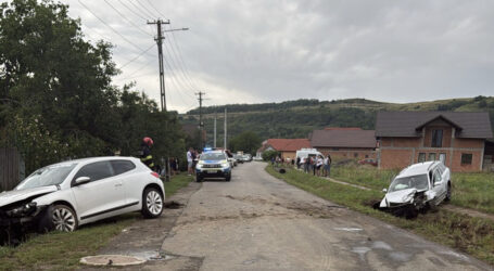 FOTO. Accident cu 3 victime în Boghiș