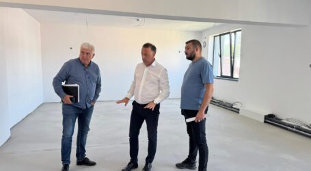 Primarul Florin Florian, săptămânal în vizită pe șantierul de la Liceul Pedagogic Zalău