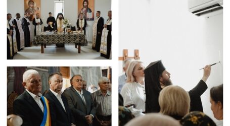 Capela din Pria, sfințită de Episcopul Benedict