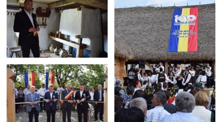 Imagini de colecție de la Casa Muzeu din Cizer – clădirea distrusă de flăcări a fost inaugurată de Caravana Unirii cu Florian, Bode și Pătcaș