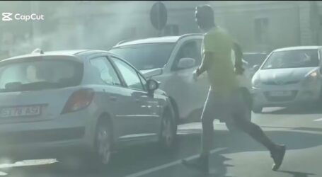 VIDEO. Erou în timpul liber, la alergat. Un șef din Poliția Sălaj a salvat o victimă rănită într-un accident petrecut în Zalău
