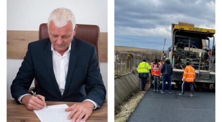 Primarul Felician Farcaș a semnat contractul de finanțare – mai multe drumuri din comuna Cizer se modernizează cu 2,6 milioane de euro