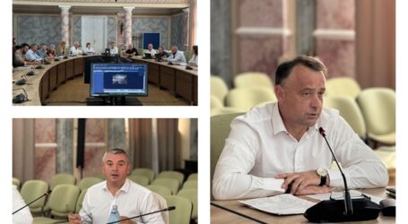 La Primărie, întâlnire de lucru privind două investiții majore pentru Municipiul Zalău