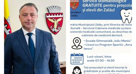 Servicii stomatologice GRATUITE pentru preșcolarii și elevii din Zalău inclusiv în vacanța de vară