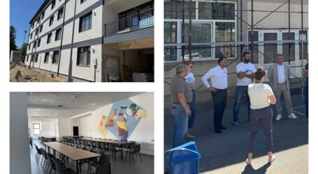 Florin Florian și Călin Forț, vizită pe șantierul de la Liceul Pedagogic din Zalău