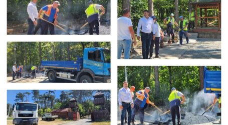 Citadin modernizează Parcul Pădure Brădet din Zalău