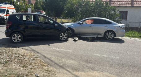 FOTO. Accident cu 4 victime în Aghireș