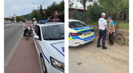 FOTO. 168 de bicicliști din Sălaj, amendați pentru că au încălcat regulile de circulație