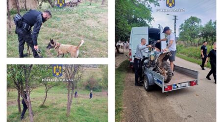 FOTO. Copilul dispărut aseară din Someș-Odorhei, căutat în DISPERARE de autorități și voluntari cu câini, motociclete și elicopter