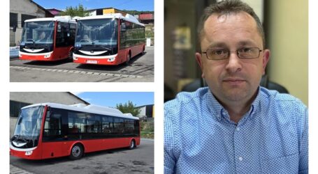 FOTO. Încă un autobuz electric a ajuns azi la Transurbis Zalău