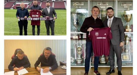 FOTO. Florin Nechita și Vlad Pașcalău au reușit să semneze un protocol între SCO Jibou și CFR CLUJ