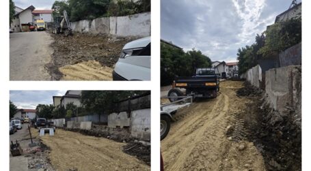 În locul garajelor, Citadin Zalău amenajează zeci de locuri de parcare în zona Școlii Gimnaziale „Mihai Eminescu”
