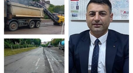 FOTO. Se asfaltează una dintre cele mai importante străzi din Dumbrava Nord – Zalău