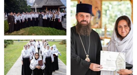 Corul religios din Ortelec, distins de Episcopul Benedict – cel mai bun din întreg județul Sălaj