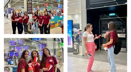 Voluntarii de la Crucea Roșie Sălaj te așteaptă la Carrefour pentru a face bine împreună