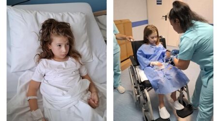 APEL UMANITAR! O fetiță de 8 ani din Zalău are nevoie de oamenii cu suflet mare, după ce a fost diagnosticată cu o tumoare rară