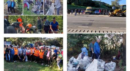 Primăria Mirșid, cadrele didactice, elevii și comunitatea, amplă acțiune de ecologizare în comună
