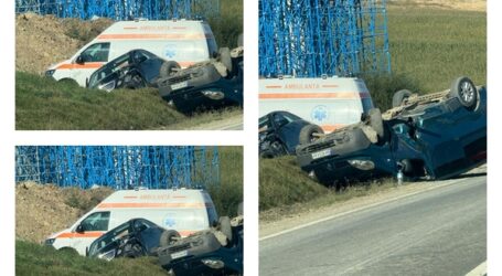 FOTO. Accident cu 3 victime pe drumul spre Cluj, între Topa Mică și Mihăiești