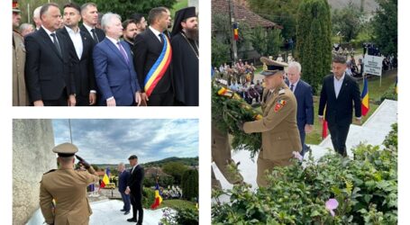Deputatul Ionel Ciunt alături de comunitatea din Treznea. A adus un omagiu eroilor martiri