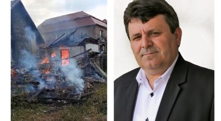 Sprijin financiar important acordat de Primăria Bobota familiei care a rămas fără casă, după un incendiu teribil