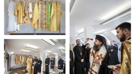 Atelier de veșminte bisericești în incincta Episcopiei Sălajului