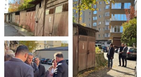 Primarul Florian demolează garajele din centrul Zalăului: „ce zici, este mașină aici?”