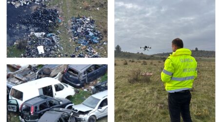 DEZASTRU descoperit cu dronele de Garda de Mediu în Pusta din Șimleu Silvaniei