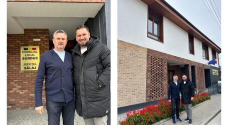 Președintele CFR Cluj, vizită în comuna Surduc