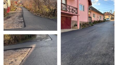 Noi lucrări de asfaltare în Jibou