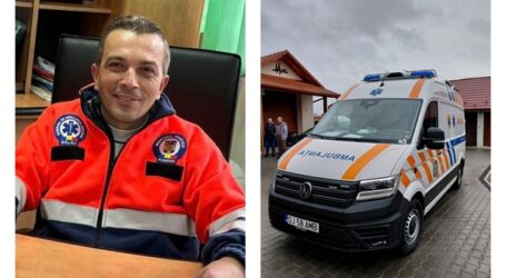 Ambulanță nouă pentru salvatorii din Crasna