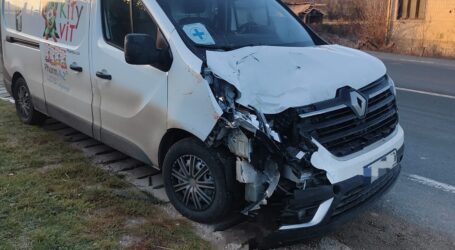 Accident în Poarta Sălajului – o dubă a lovit un cal