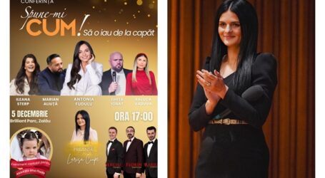Eveniment caritabil, organizat de Larisa Ciupe în Zalău. Invitați – Ileana Sterp, Ghiță Ignat, Raluca Văduva și Marian Aliuță