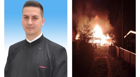 Solidaritate exemplară în Călacea: cu sprijinul bisericii, localnicii au strâns o sumă importantă de bani pentru familia rămasă fără locuință