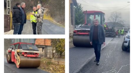 VIDEO. La Jibou, noi lucrări de asfaltare