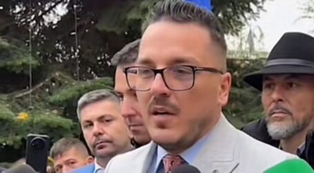 Senatorul din Sălaj, Liviu Fodoca alături de Makaveli la depunerea candidaturii în București