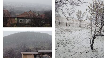 FOTO. Ninge în mai multe zone din Sălaj