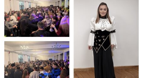 FOTO. Carmen de la Sălciua a făcut SHOW la Marca. Peste 1.000 de colindători au petrecut la noul Cămin Cultural din comună
