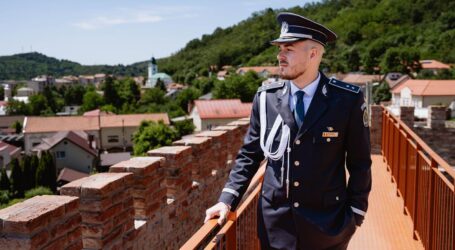 Polițistul sălăjean Răzvan Taloș, avansat în grad înainte de termen pentru rezultate deosebite